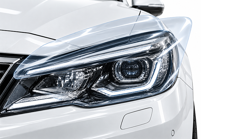 VISION UG-P Photochromic Headlight PPF — Night Mode to Purple Day Mode