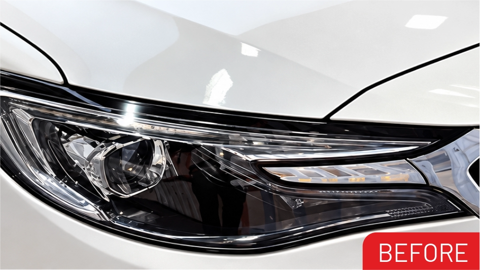 VISION UG-P Photochromic Headlight PPF — Night Mode to Purple Day Mode