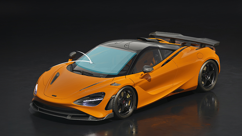 TPU Windshield PPF front glass protection